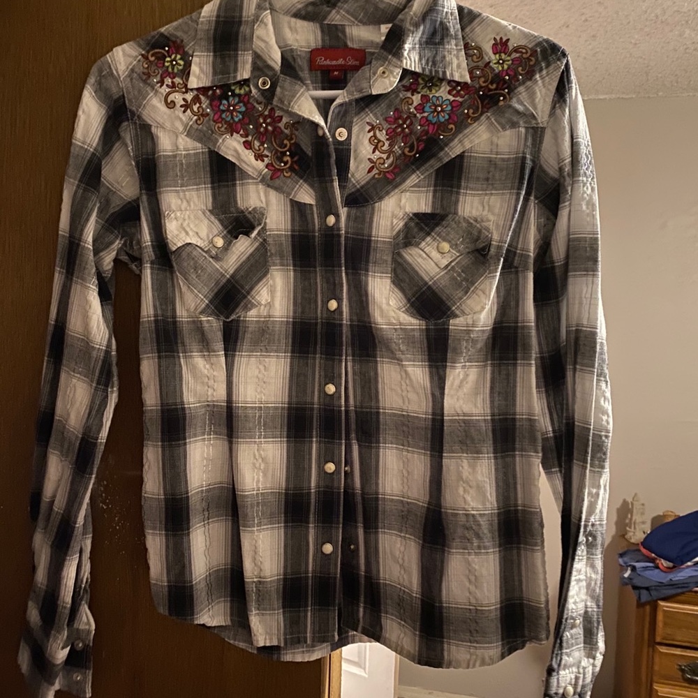Panhandle slim button up